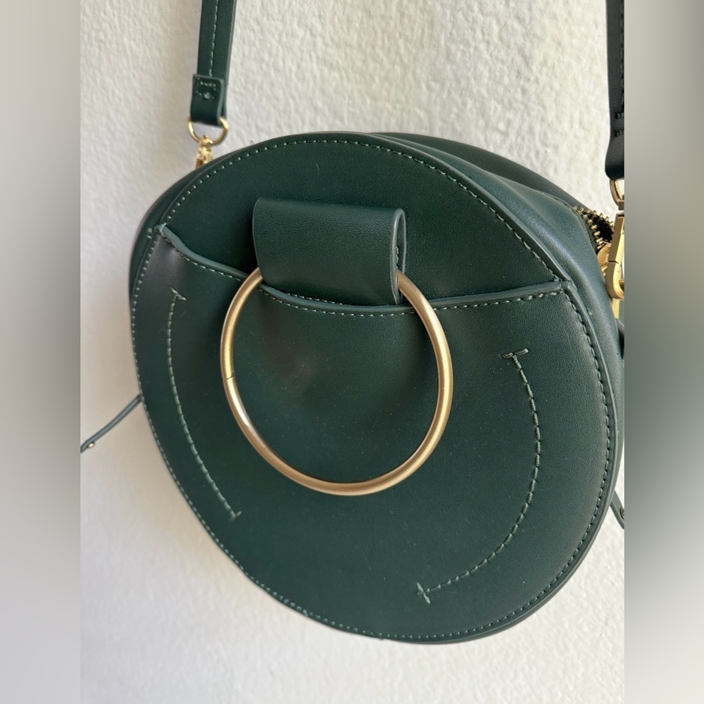 ZARA DARK GREEN CROSSBODY BAG